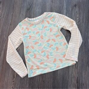 Ruffle Butts girls swim rashguard size 7